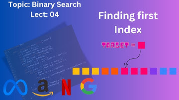 Find the First Index of an Element in a Sorted Array | Binary Search Series