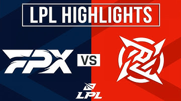 FPX vs NIP Highlights ALL GAMES | LPL 2025 Split 2 Playoffs | FunPlus Phoenix vs Ninjas in Pyjamas