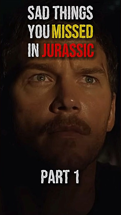 Sad things you MISSED in JURASSIC pt1 || #jurassicworld #jurassicpark