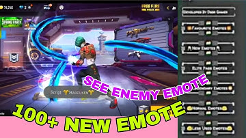 free fire emote Hack Script 🥀 free emote free fire 2022 🥀 how to unlock all emotes in free fire