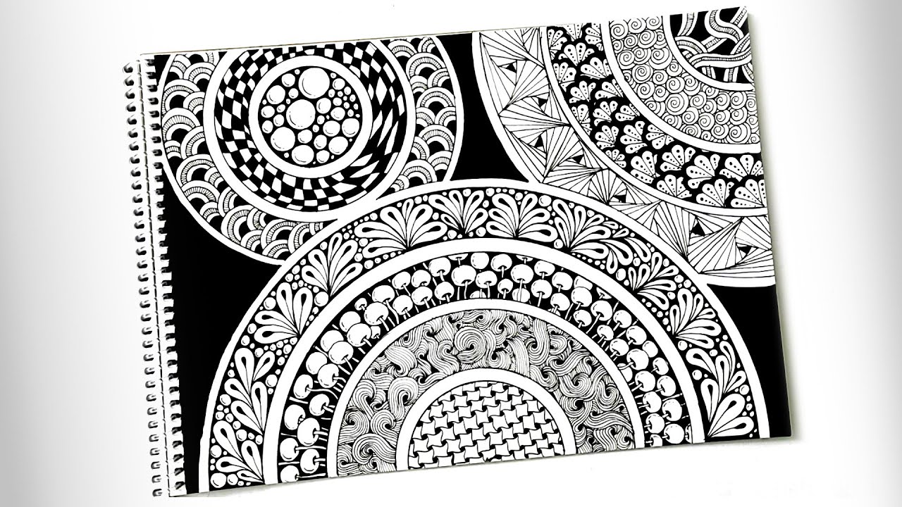 Zentangle art for beginners step by step Zendala art Easy mandala art ...