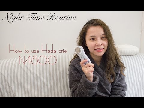 Night Time Routine Ft. Hada Crie N4800 | How To Use Hada Crie N4800