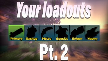 Pixel Gun 3D | Clips with your loadouts pt.2