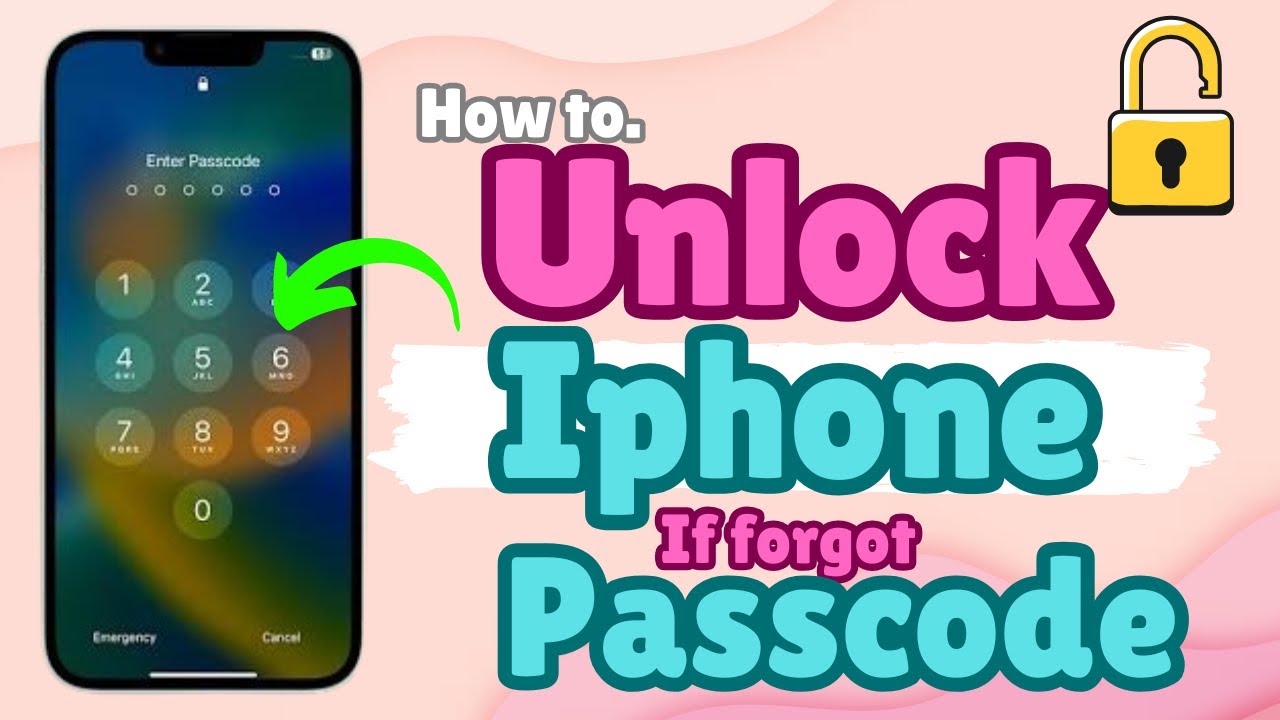 How to unlock iPhone if forgot passcode without computer - YouTube
