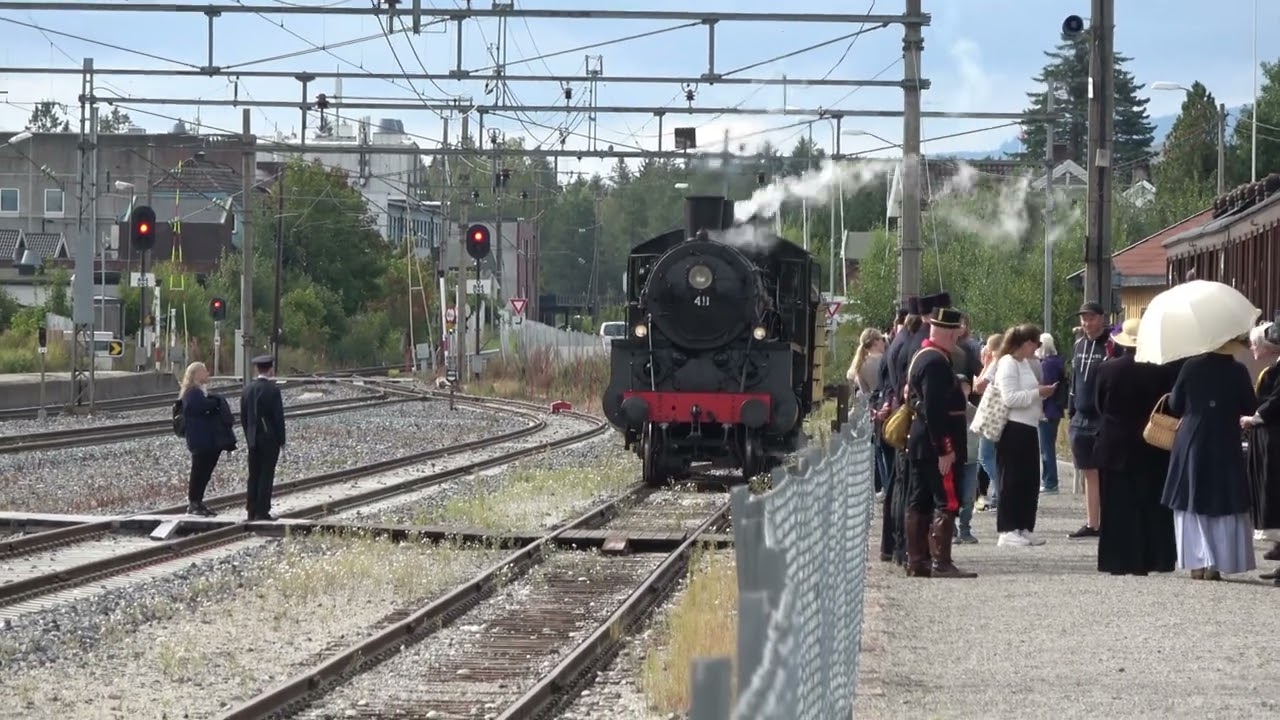 krøderbanen 31 08 2025 Siste kjøre Søndag i år