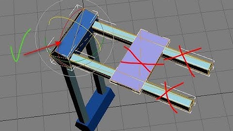 3ds max hierarchy problem: Deformed, skewed or distorted objects [select and link]