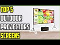 Top 5 Outdoor Projector Screens of (2025) | Best Outdoor Projector Screens Reviewed!