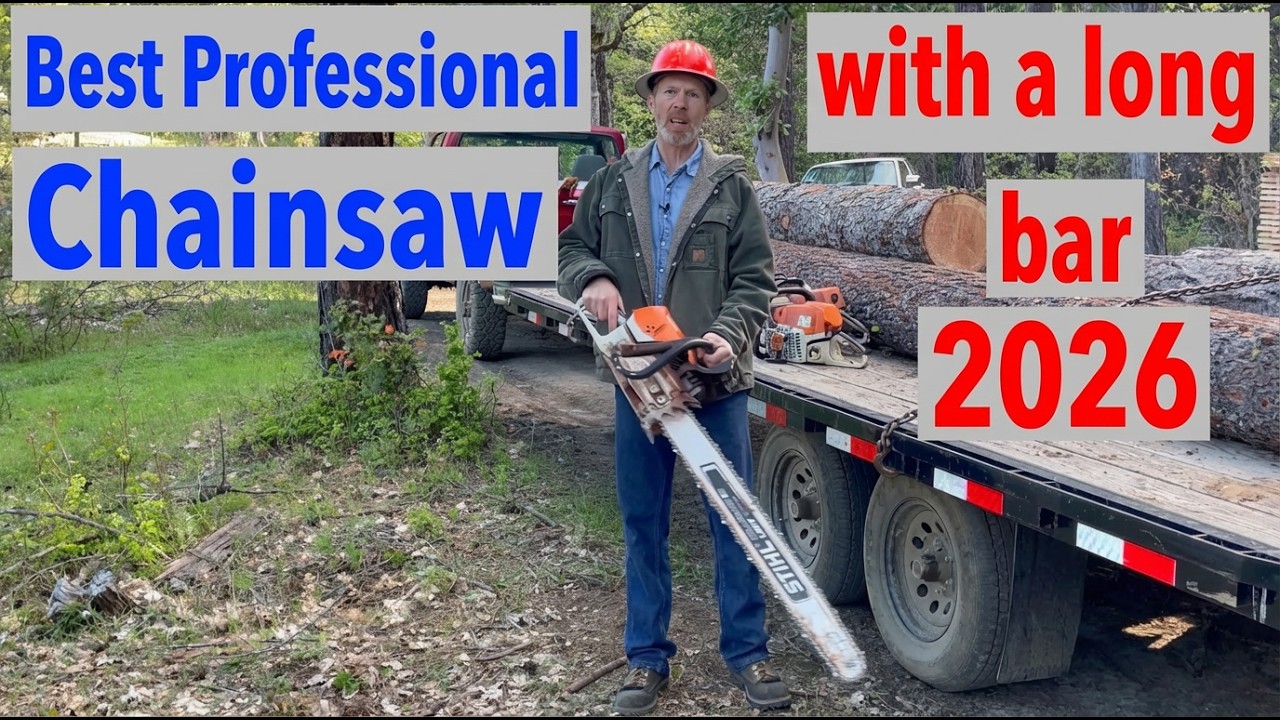 Top 5 Best Professional Chainsaw with a long bar 2026 - YouTube