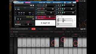 KB1 MIDI chord to Midiculous