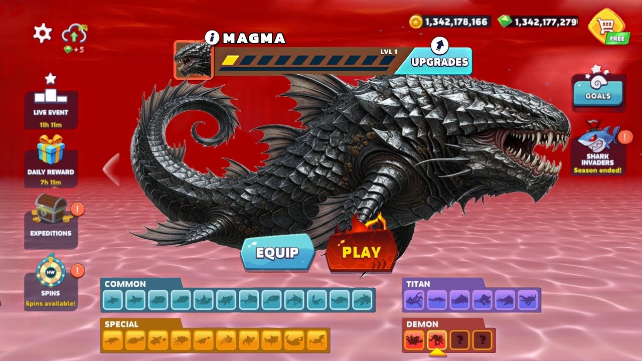 New Magma Shark Coming Soon 🔥 Godzilla Update | All 29 Sharks Unlocked | Hungry Shark Evolution