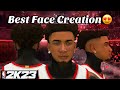 Nba 2k24 best face creation the goated one