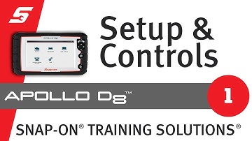 Setup & Controls: APOLLO-D8™ (Pt. 1/11) | Snap-on Training Solutions®