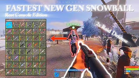 The 1 Hour Snowball - Rust Console New Gen