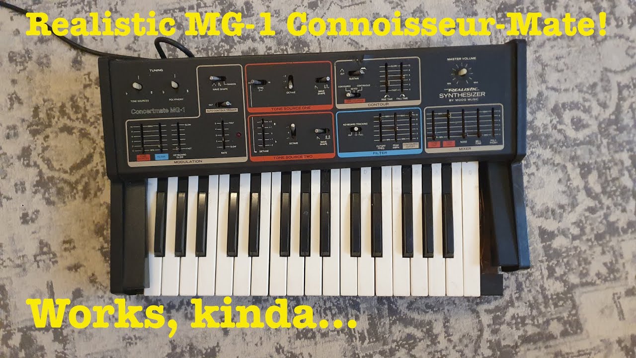 Realistic MG1 Concertmate by Moog Music - Part 1 (probably) Repair