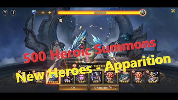 Trials Of Heroes - S172 | 500 Heroic Summons | Obtain 5 Star Heroes By Summon Power | Trinh Nguyen
