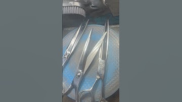 Immediately compare our sharpening to the edges on a new shear.