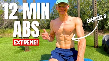 EXTREME 12 MIN ABS WORKOUT - Advanced, No Equipment // FitBennity