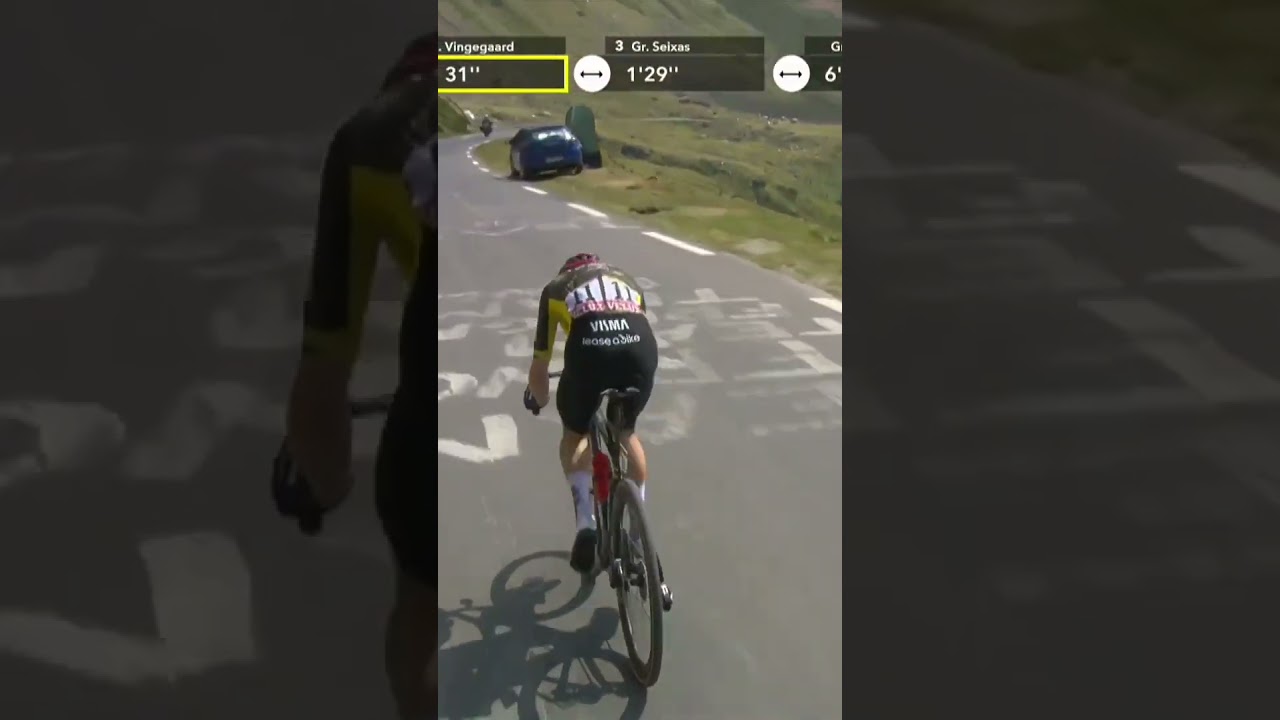 They don't just battle on the climbs! 😳