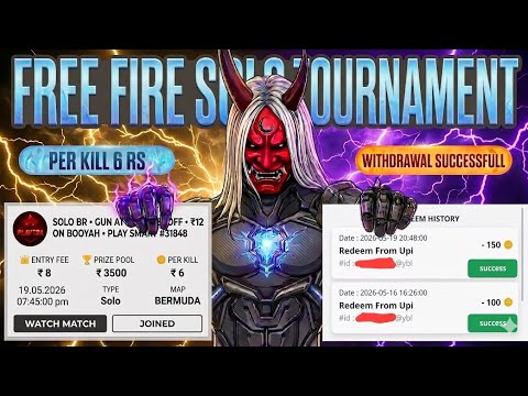 I TYR SOLO TOURNAMENT IT'S REAL OR FAKE?😱SCAM OR WOT😡