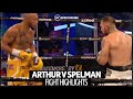 Lyndon Arthur v Dec Spelman fight highlights