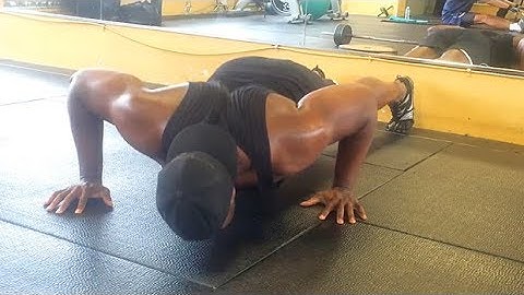 Staggered Hands Push-Up