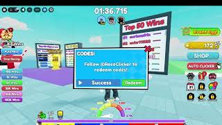 Roblox Race Clicker Latest Codes April 2025