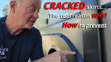 NO CRACKS! How to install RV fender skirts, manufacturers have been doing it wrong!