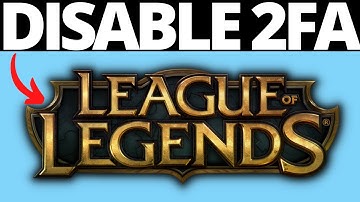How To Turn OFF 2FA On League Of Legends | Disable Two Factor Authentication On LoL