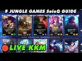 Wild Rift China Live🔴KKM: 9 Jungle Games SoloQ Guide - 5600 LP Lengendary | High ELO China server