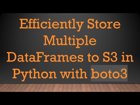 Efficiently Store Multiple
