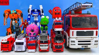 Review: Super collection of transforming robot cars - Robot Carbot fire truck - Robot cartoon.