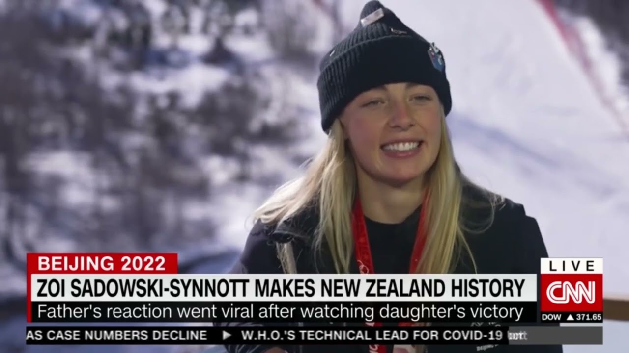 Zoi Sadowski-Synnott with Coy Wire on Her Historic Olympic Gold