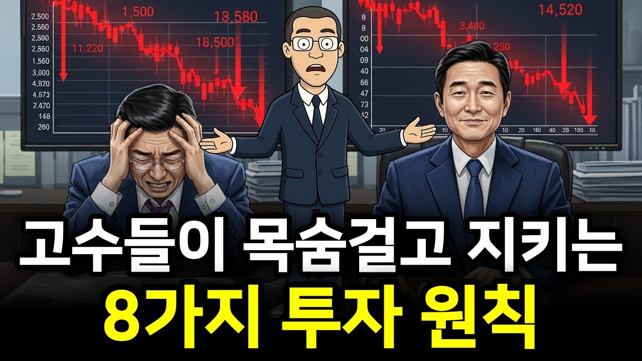 고수 투자자들이 실제로 중요하게 보는 원칙 8가지 | 수십년간 주식시장에서 살아남은 투자자는 어떻게 투자할까요?