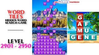 Word Tiles Level 2901 - 2950 Walkthrough | SkillGameWalkthrough screenshot 3