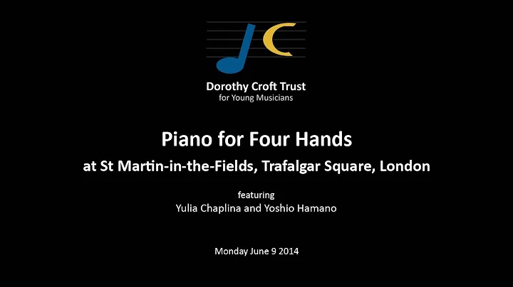 Yulia Chaplina and Yoshio Hamano perform for the D...