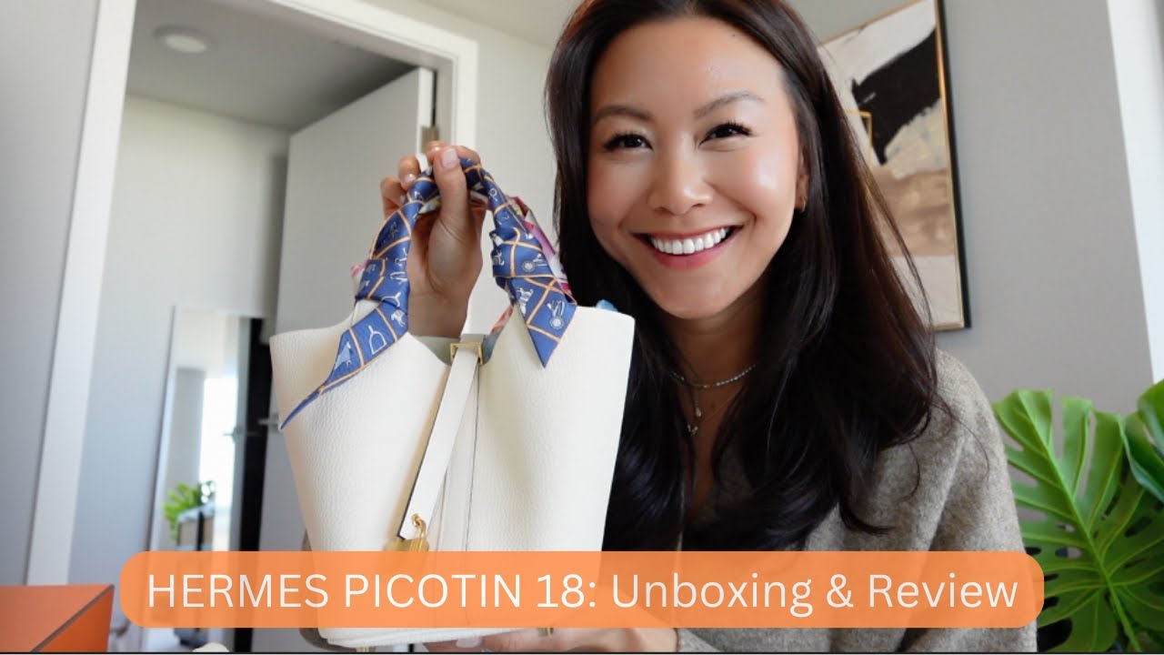 HERMES PICOTIN 18 REVIEW *is it worth it, what fits, wear and tear, would  buy again?* FashionablyAMY 