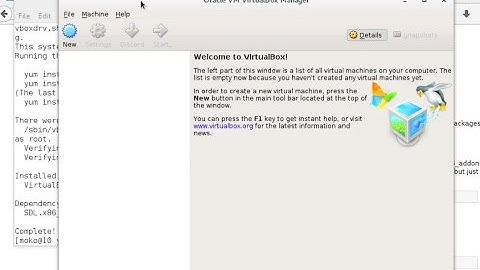 Install virtualbox on Centos 7