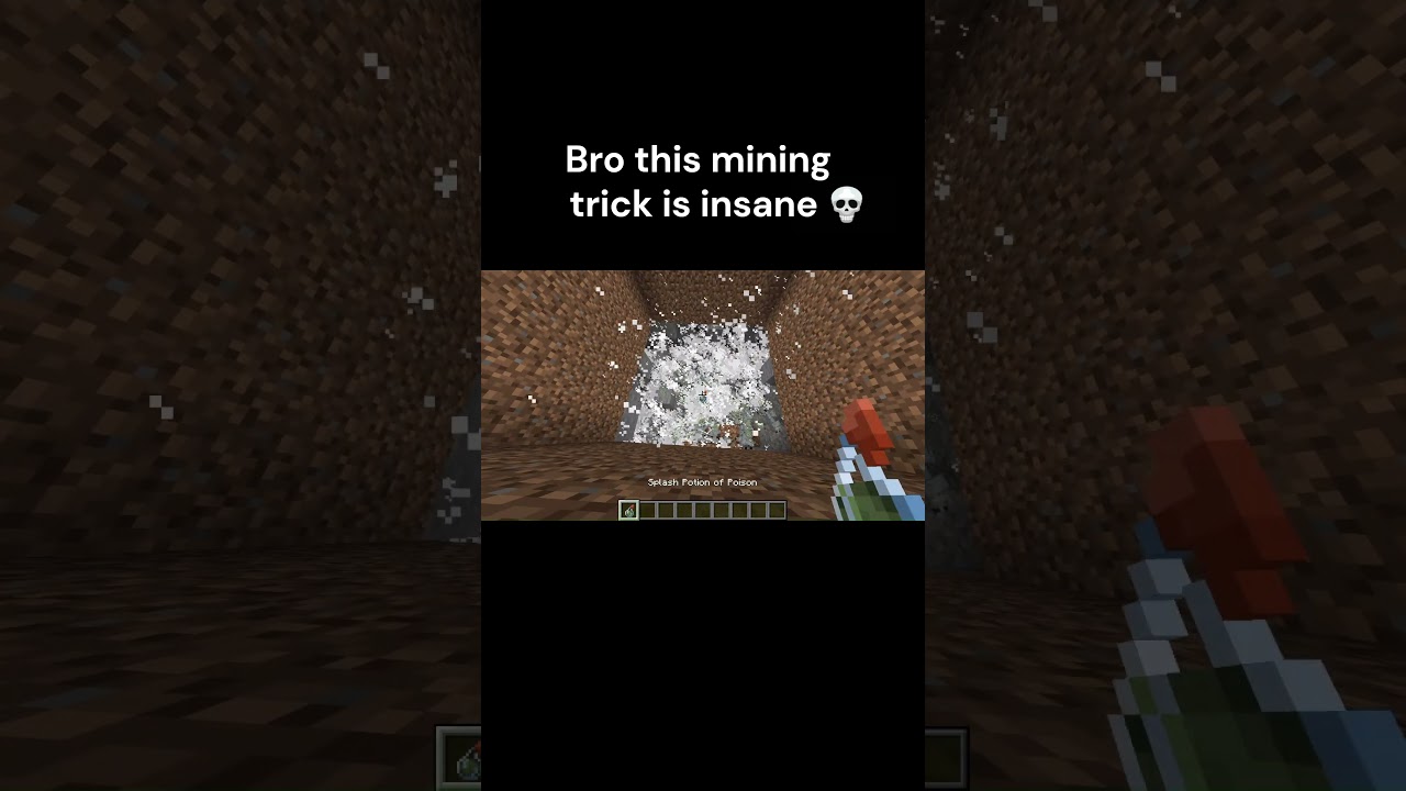 WATCH: Minecraft best mining trick 💀