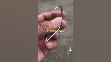 Lưỡi câu cá lóc | anh bảy thép 0913260614 zalo, #shorts