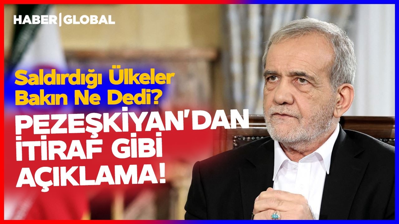 İran Cumhurbaşkanı Pezeşkiyan'dan İtiraf Gibi Açıklama!