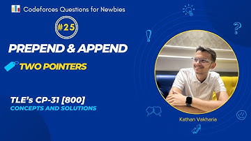 Prepend and Append | Codeforces | @TLE_Eliminators 