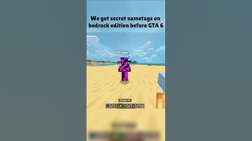 Secret Bedrock name tags before GTA 6 ￼￼￼💀