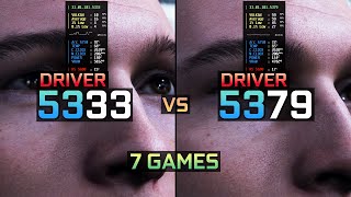 Intel Arc Driver 5333 vs 5379 - Arc A750 | Test in 7 games - 1080P