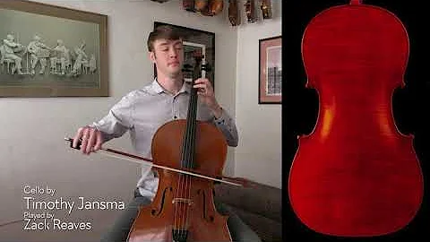 Timothy J. Jansma 1999 cello / Zack Reaves / at th...