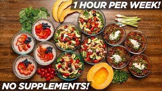 FAST HighProtein Vegan Meal Prep (1 Hour Per Week!)