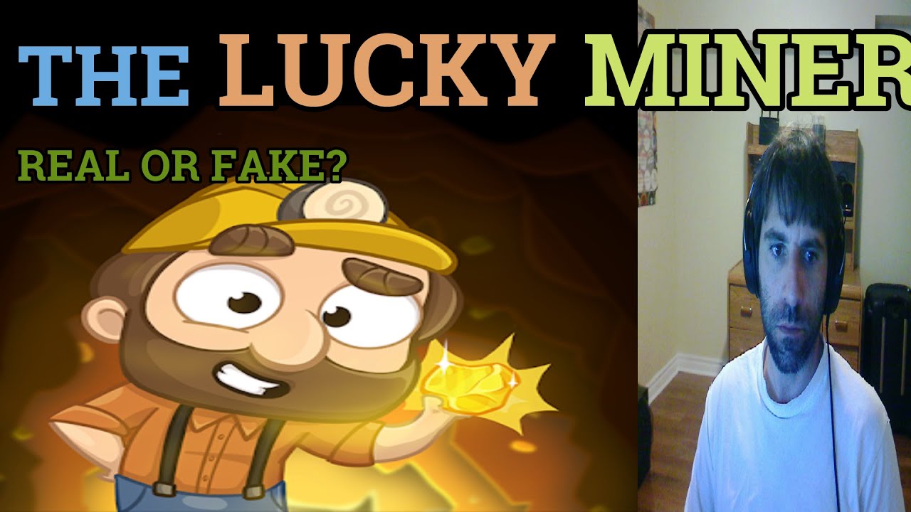 THE LUCKY MINER. A platform to earn paypal money and rewards. NEW WORKING APP IN DESCRIPTION.