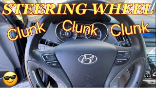 HYUNDAI STEERING WHEEL CLUNKING NOISE FIX  How to Replace Hyundai Kia Steering Coupler for only $9