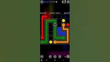 How To Solve Flow Free Bridges 7x7 Mania Pack Level 53 Board Walk Through Solution Walkthrough