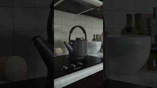 Apa yang paling kamu suka dari dapur klasik ini? #interiordesign #enscape3d #interior