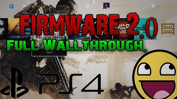 PS4 Firmware 2.0 All Themes, SharePlay,Voice Commands Walkthrough